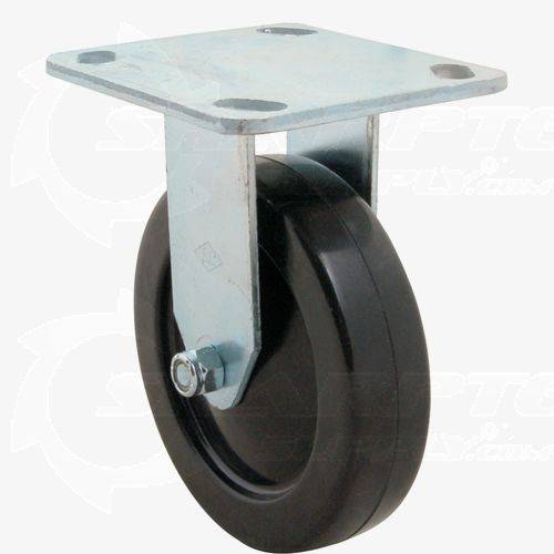 caster, plate(5"od, rigid, black) for victory - 50095901