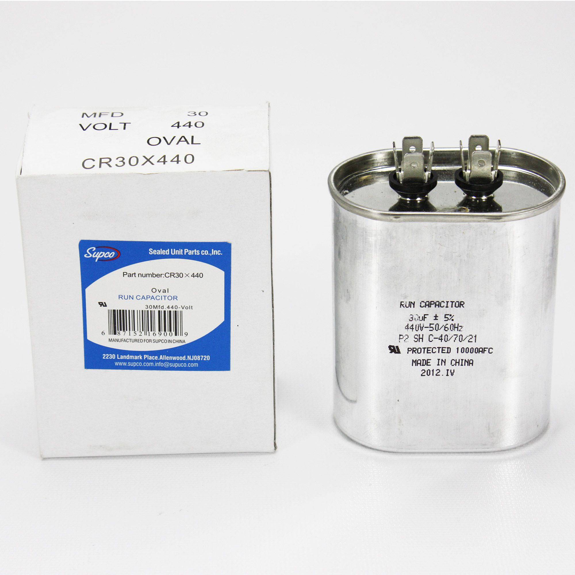 Oval Run Capacitor Cr30X440 - ChefParts