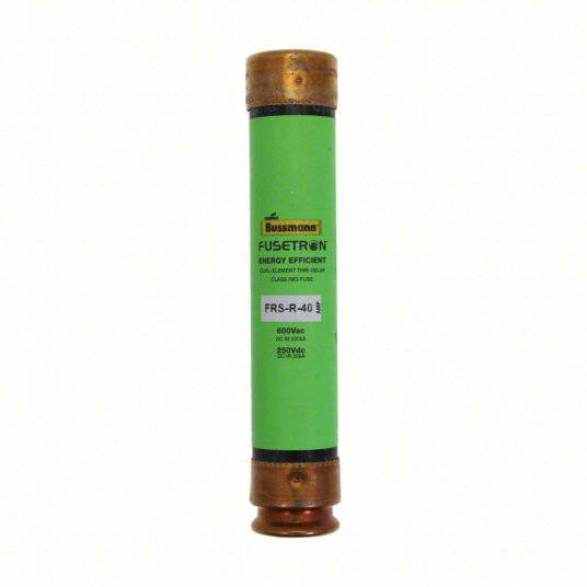 600v fusetron dual element time-delay current limiting class rk5 - frs-r-40