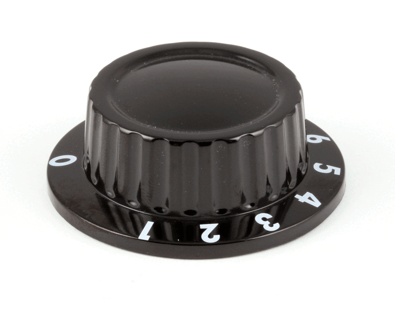 APW Wyott 2R-56505 Thermostat Knob, 1 to 10, Black