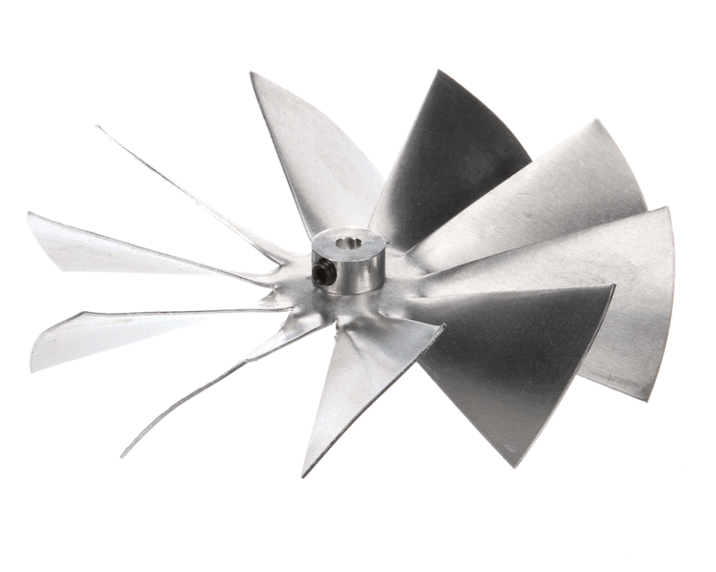Baxter 01-1000V8-00117 Fan Blade, 5" Diameter, Aliminum