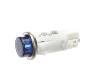 indicator light,round,blue,120v - 18266