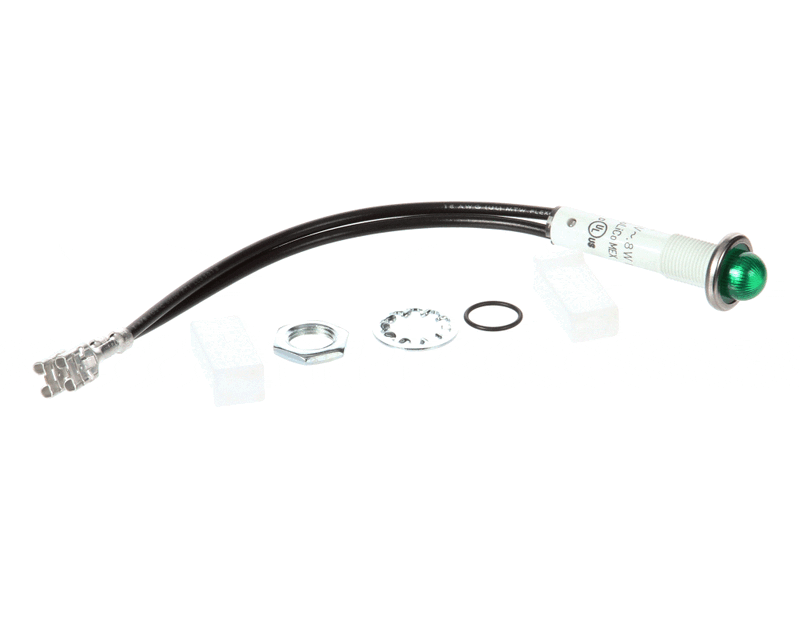 kit lamp assembly led 125v green - 47575.1
