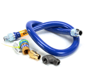 Dormont 1675BPQ48 Gas Hose Blue 3/4" x 48", with Snapfast Disconnect