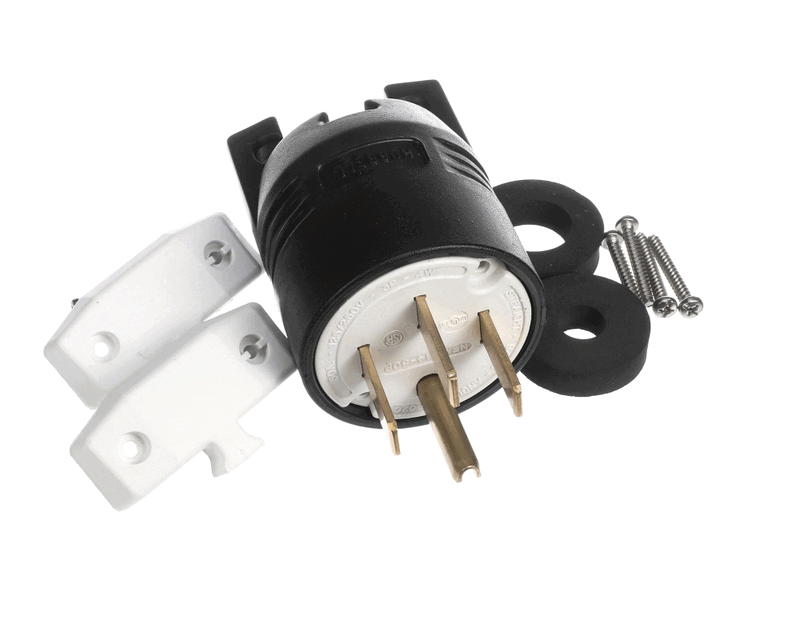 Henny Penny 41232 Plug Kits, 125/250V, Black, NEMA 14-50P