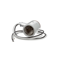 Hatco R02.30.044.00 Lamp Holder Socket with 24" Leads, Single, LDS 200C