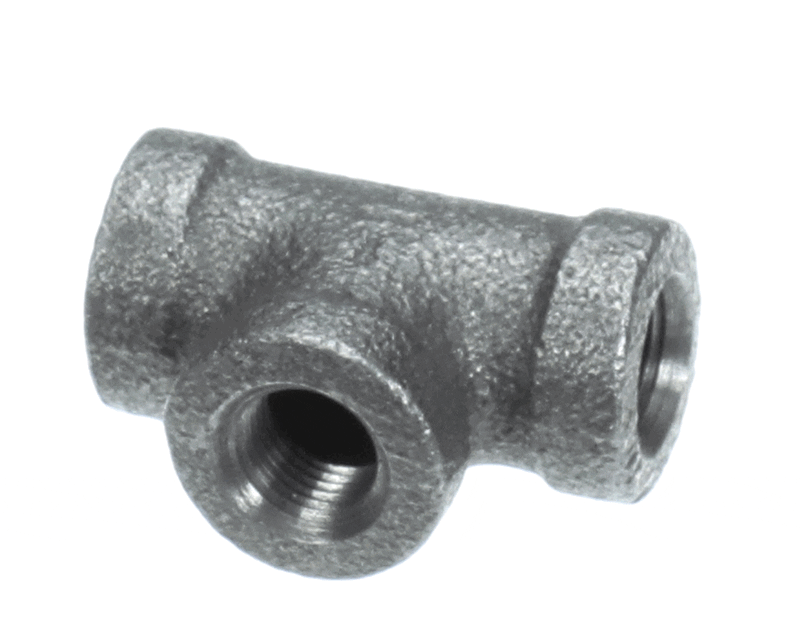 Jade 1813900000 Tee, 1/8 x 1/8 x 1/8, Black, 150#, JSB-36
