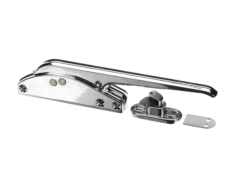 Kason 10533D00004 Door Latch with Catch, Padlocking, Polished Chrome