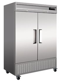 Reach-in: Double Solid Swing Door Refrigerator - M54R - ChefParts
