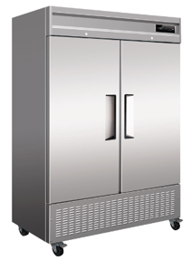 Reach-in: Double Solid Swing Door Freezer - M54F - ChefParts