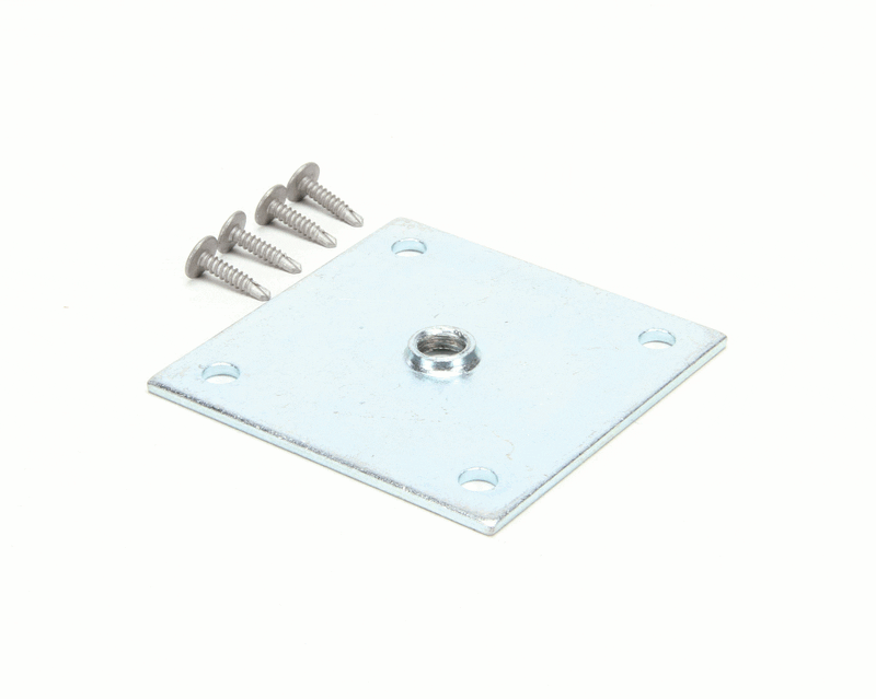 True 830416 Mounting Plate, Caster or Leg, 3 1/2" x 3 1/2"