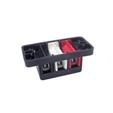 terminal block,3 pole,red/wht/blk - 07038.0000