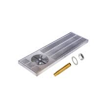 20x7 spray glass rinser drip tray drain - c359