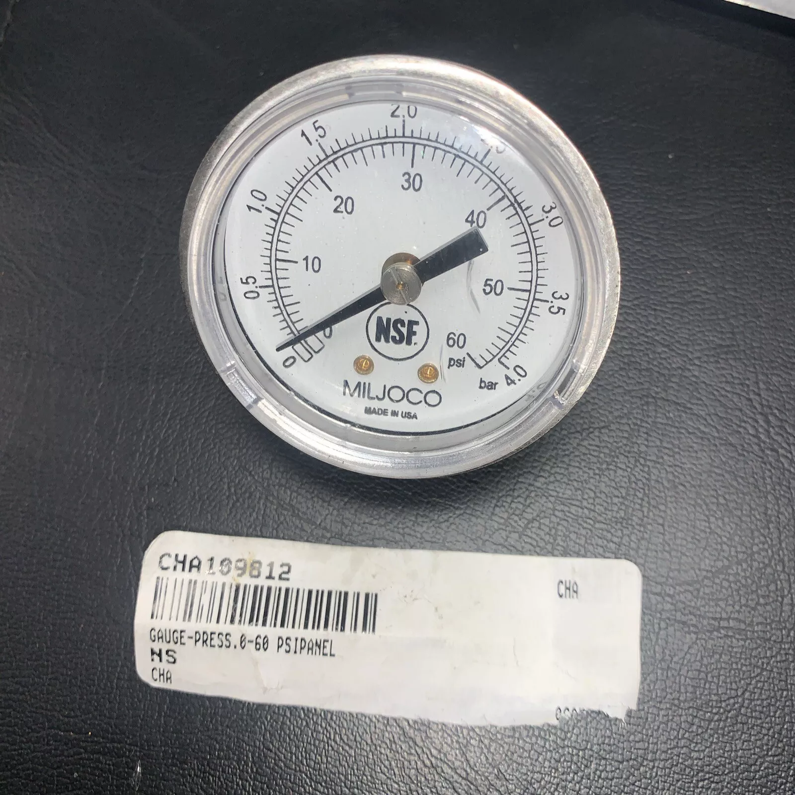 Champion Moyer Diebel 109812 Pressure Gauge 0-60 Psi Panel Mount - ChefParts