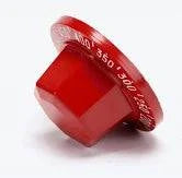 knob, red - 00-498086-00007