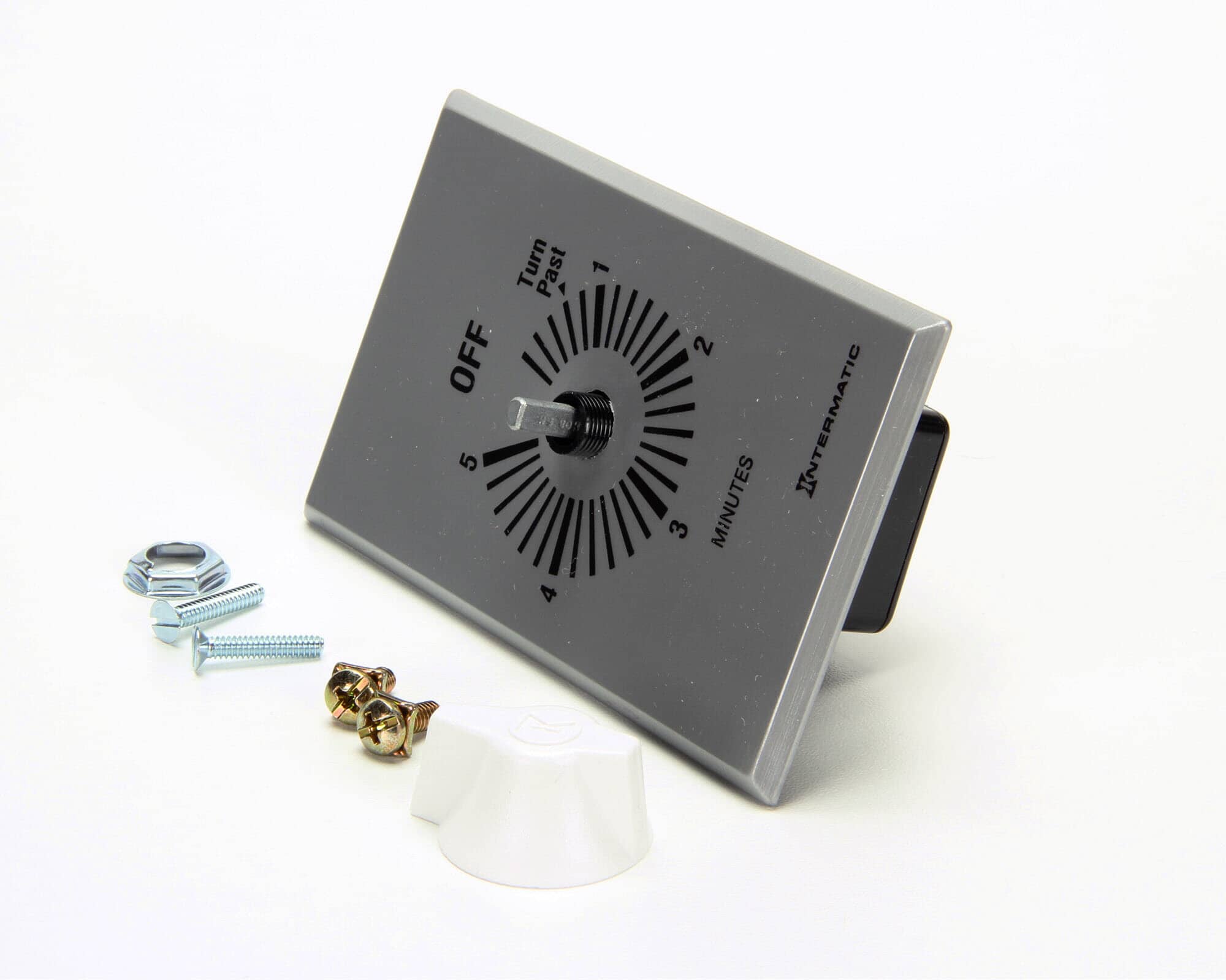 timer switch w/plate/knob/hardware,5 min - 0us171