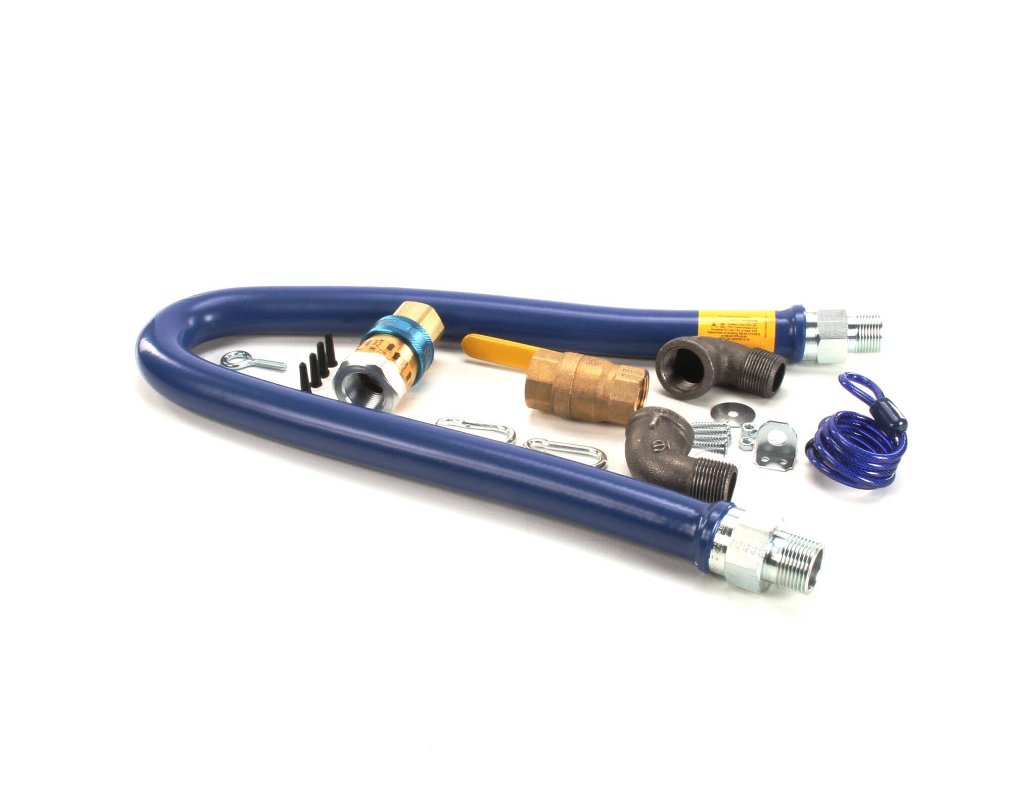 Dormont 16100KIT48 Gas Hose Blue 1" x 48" - ChefParts