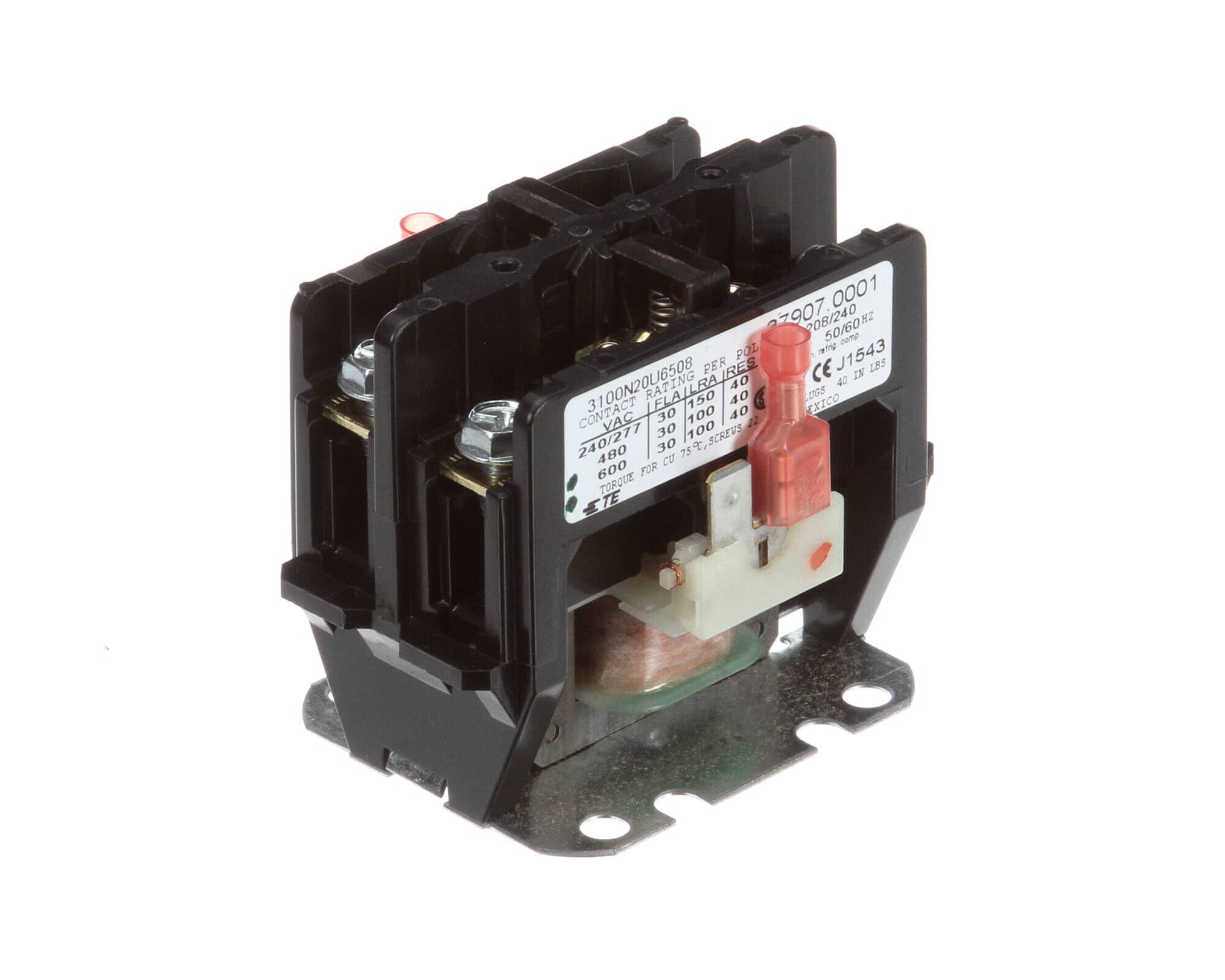 contactor assembly, 2 pole, 208/240 volt, 50/60hz - 27906.1