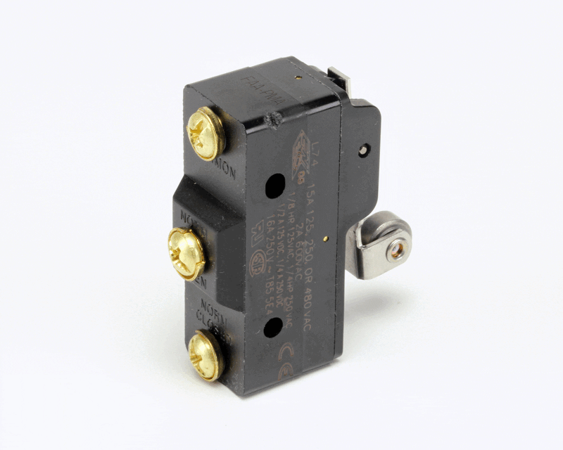 BKI S0054 Microswitch with Roller, 15A
