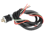 Hubbell 12370-1530 5-Wire Ansul Cord, 9', Interlock