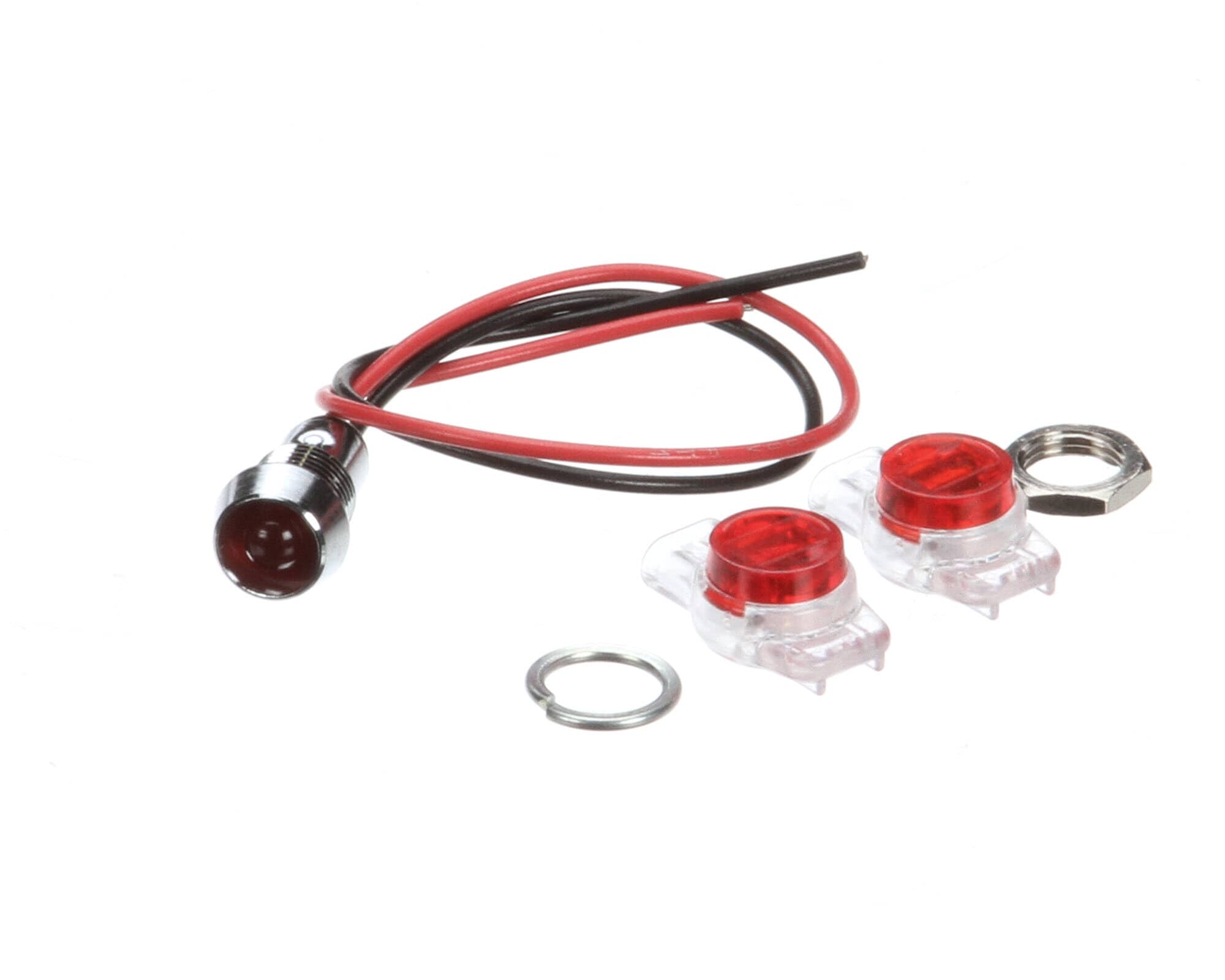 led lamp assembly w/leads,red - 12516.1005