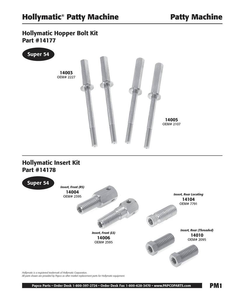 hopper bolt bar top - 000-2453